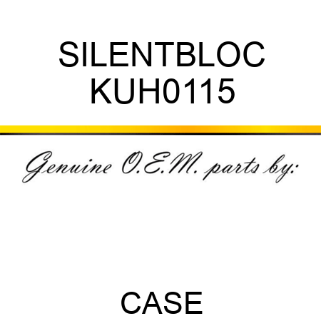 SILENTBLOC KUH0115