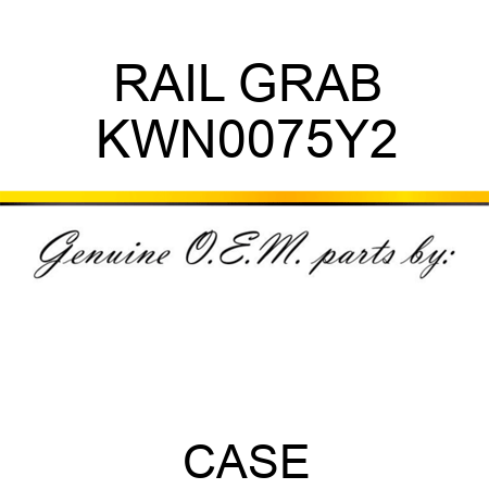 RAIL, GRAB KWN0075Y2