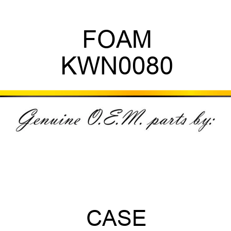 FOAM KWN0080