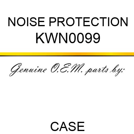 NOISE PROTECTION KWN0099