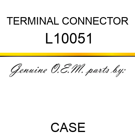 TERMINAL CONNECTOR L10051