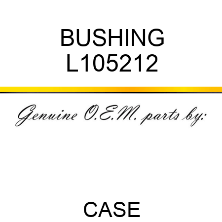 BUSHING L105212