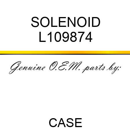 SOLENOID L109874