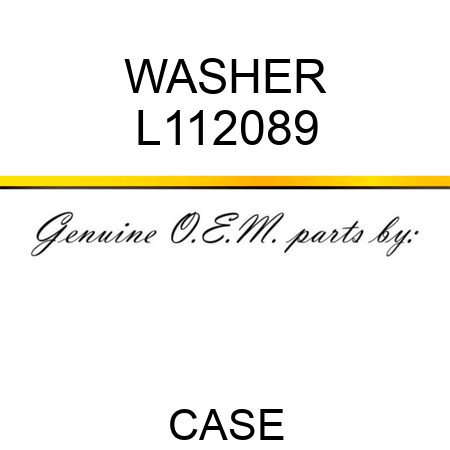 WASHER L112089
