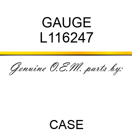 GAUGE L116247