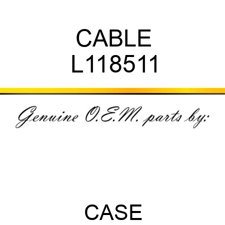 CABLE L118511