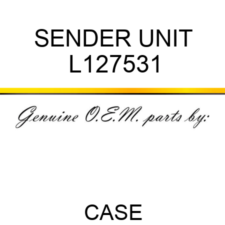 SENDER UNIT L127531