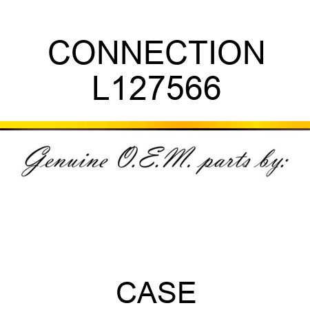 CONNECTION L127566