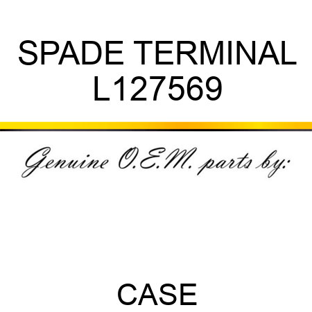 SPADE TERMINAL L127569