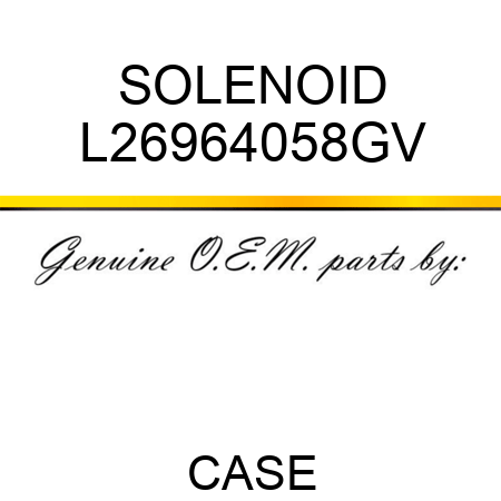 SOLENOID L26964058GV