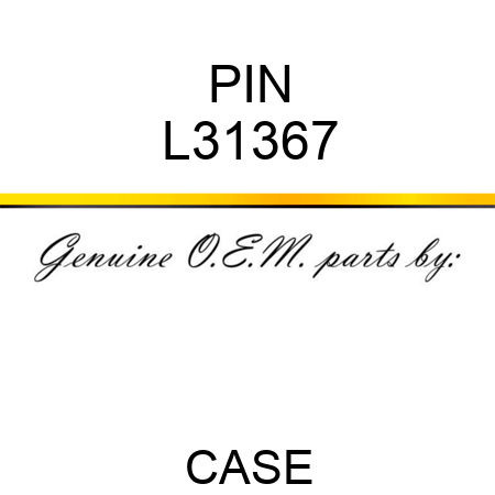 PIN L31367