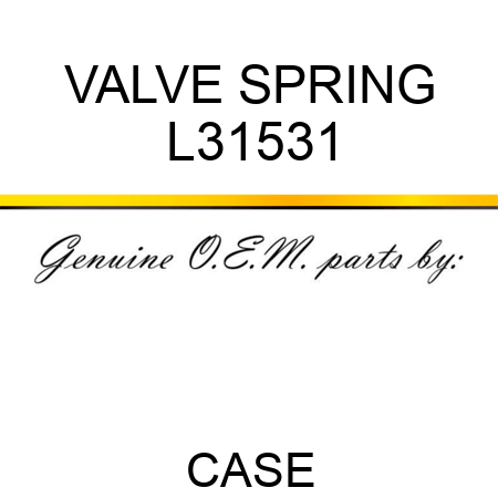 VALVE SPRING L31531