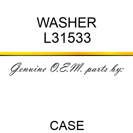 WASHER L31533