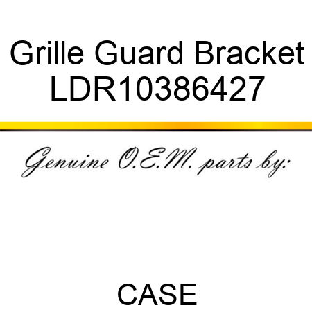 Grille Guard Bracket LDR10386427