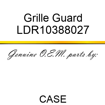 Grille Guard LDR10388027