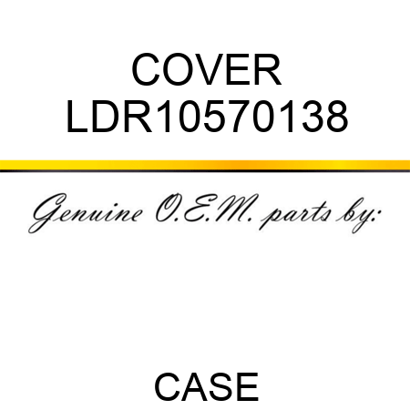 COVER LDR10570138