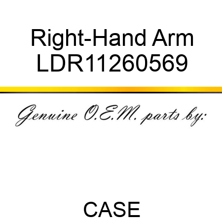 Right-Hand Arm LDR11260569