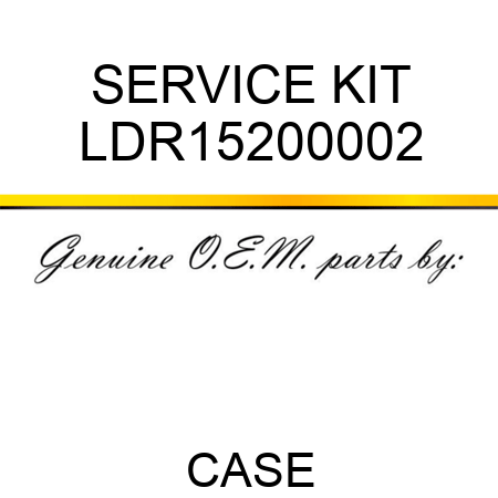 SERVICE KIT LDR15200002