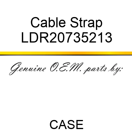 Cable Strap LDR20735213