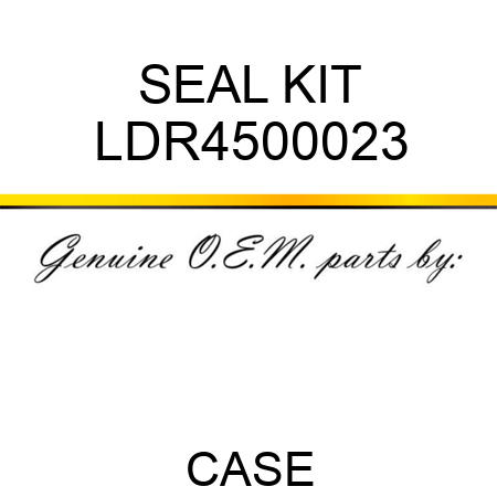 SEAL KIT LDR4500023