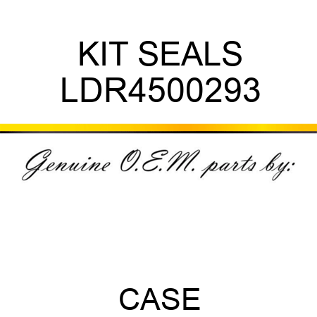 KIT, SEALS LDR4500293