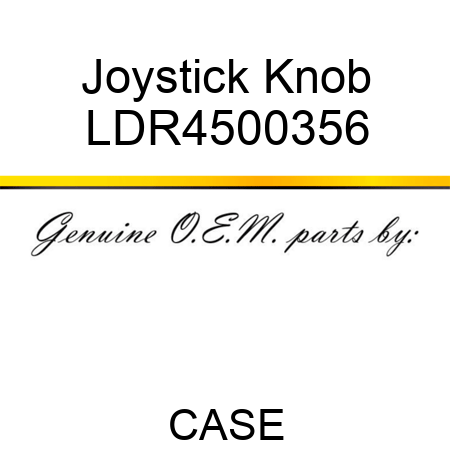 Joystick Knob LDR4500356