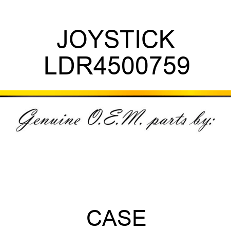 JOYSTICK LDR4500759