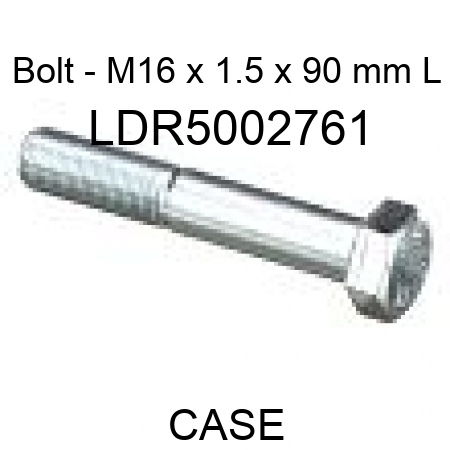 Bolt - M16 x 1.5 x 90 mm L LDR5002761