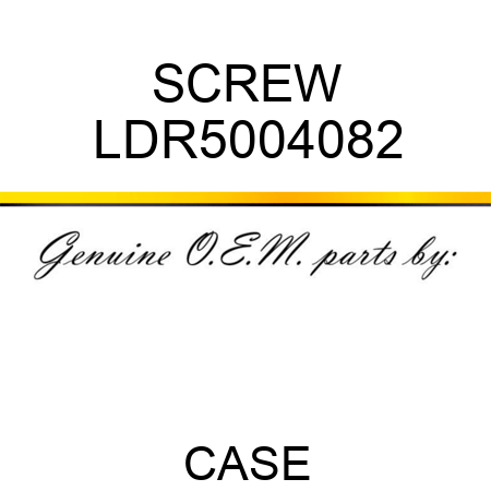 SCREW LDR5004082