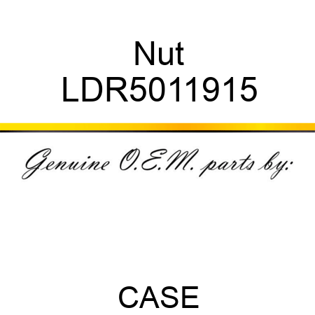 Nut LDR5011915