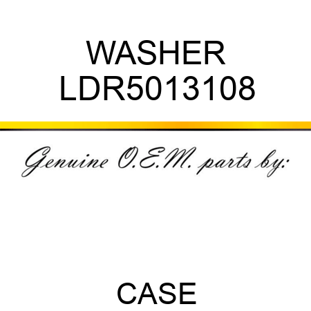 WASHER LDR5013108