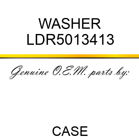 WASHER LDR5013413