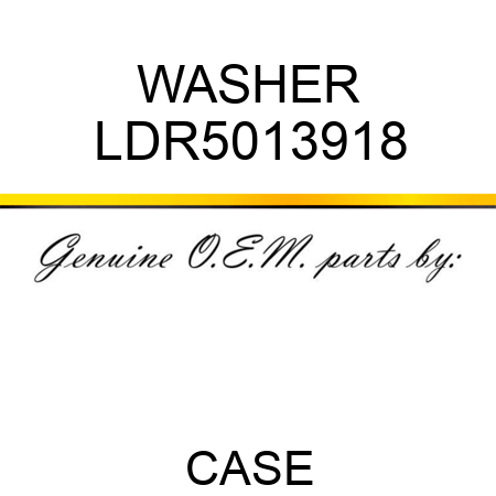 WASHER LDR5013918