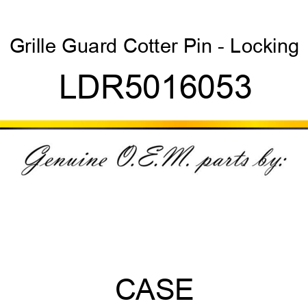 Grille Guard Cotter Pin - Locking LDR5016053