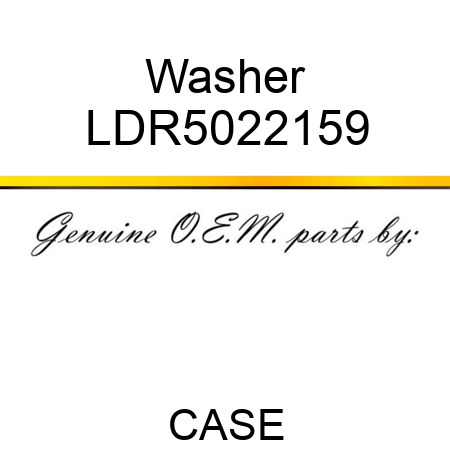 Washer LDR5022159