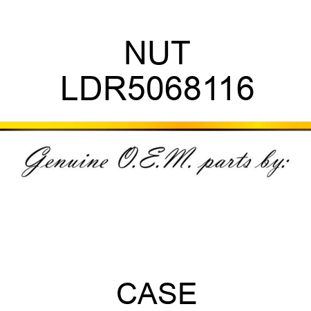 NUT LDR5068116