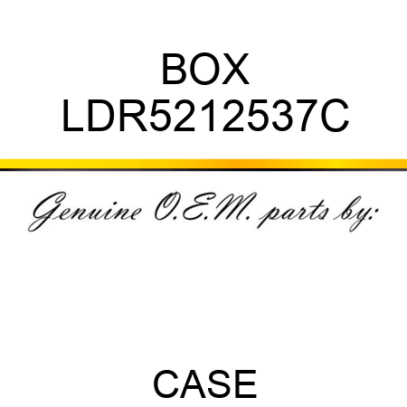 BOX LDR5212537C