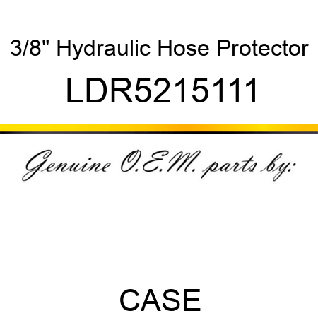 3/8" Hydraulic Hose Protector LDR5215111