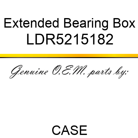 Extended Bearing Box LDR5215182