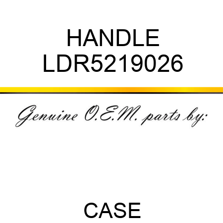 HANDLE LDR5219026