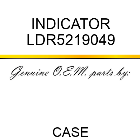 INDICATOR LDR5219049