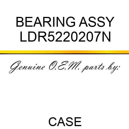 BEARING ASSY LDR5220207N
