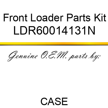 Front Loader Parts Kit LDR60014131N