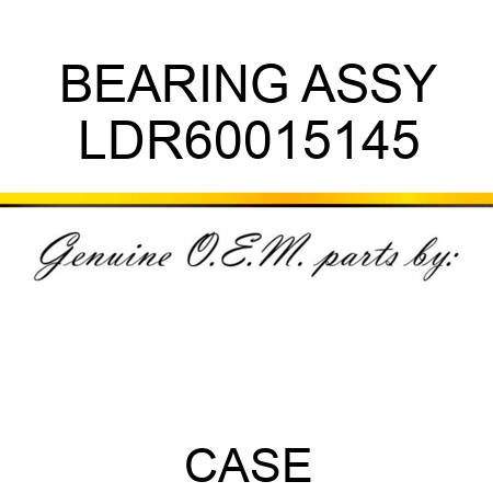 BEARING ASSY LDR60015145