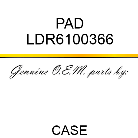 PAD LDR6100366