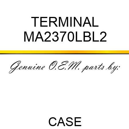 TERMINAL MA2370LBL2