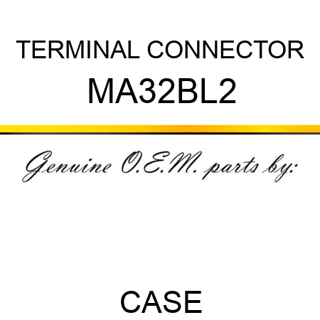 TERMINAL CONNECTOR MA32BL2