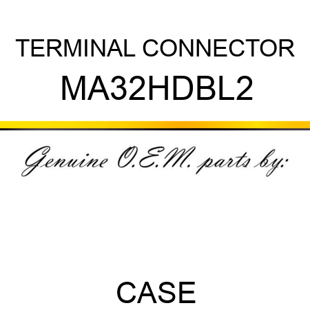 TERMINAL CONNECTOR MA32HDBL2