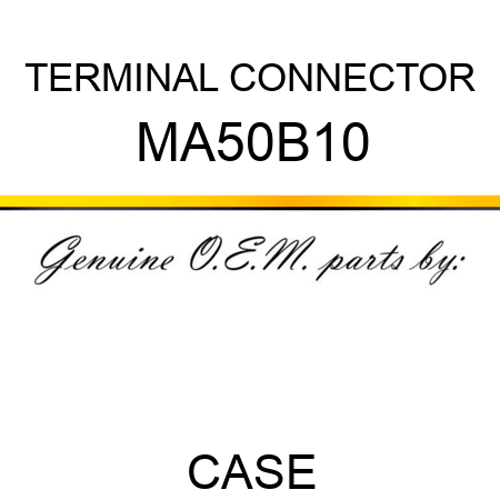 TERMINAL CONNECTOR MA50B10