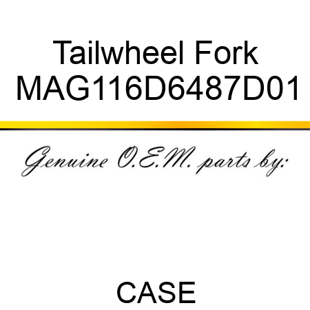 Tailwheel Fork MAG116D6487D01